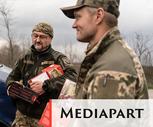 Стаття в журналі Mediapart про благодійний фонд Україна в Серці (An article in Mediapart magazine about the Ukraine in Heart charity foundation)